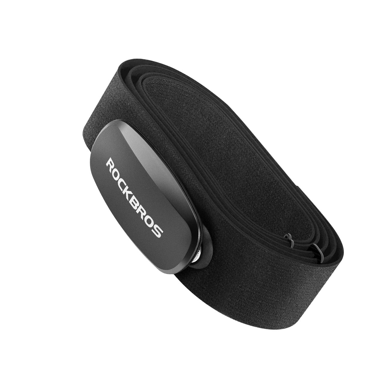 Rockbros HRM812 Bluetooth ANT+ širdies ritmo jutiklio diržas, IP67 – spalva: juoda