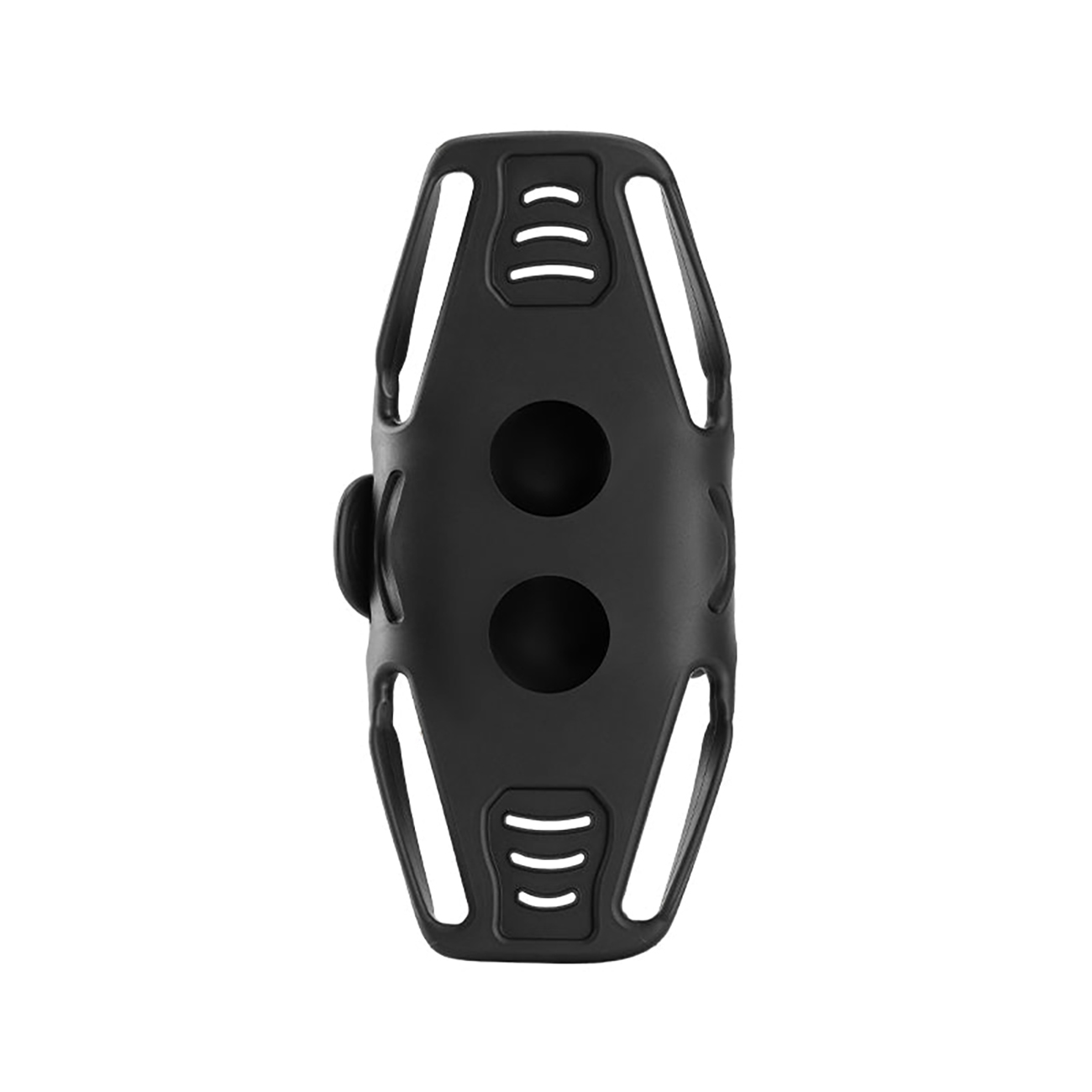 Rockbros LF24166 silikoninis dviračio telefono laikiklis, 4–7" – spalva: juoda
