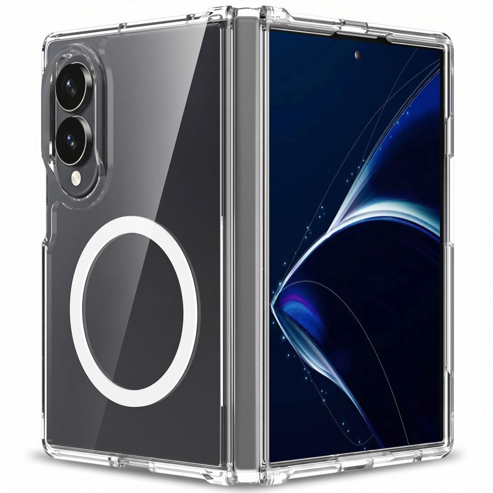 Tech-Protect FlexAir Hybrid MagSafe dėklas Samsung Galaxy Z Fold 8, skaidrus