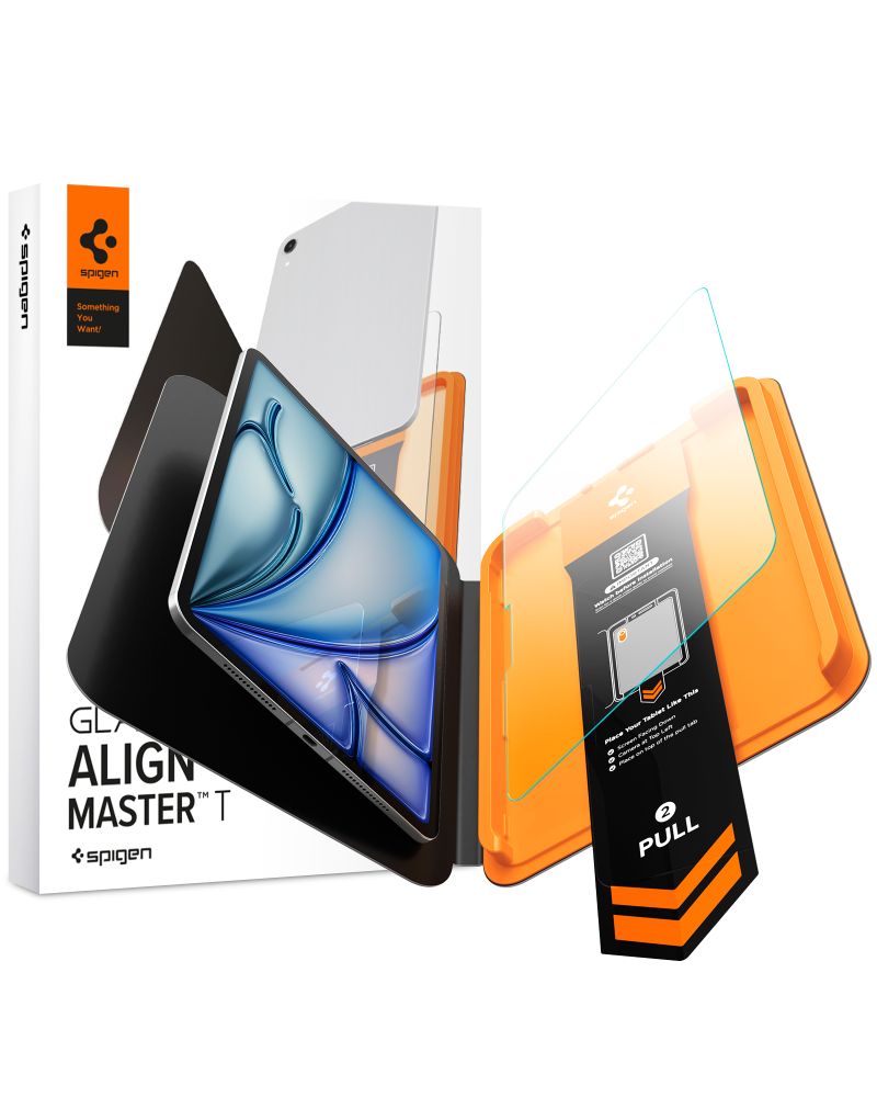Spigen ALM Glas.tR T grūdintas stiklas, skirtas iPad Air 11" 2024 / 2025 / 2026
