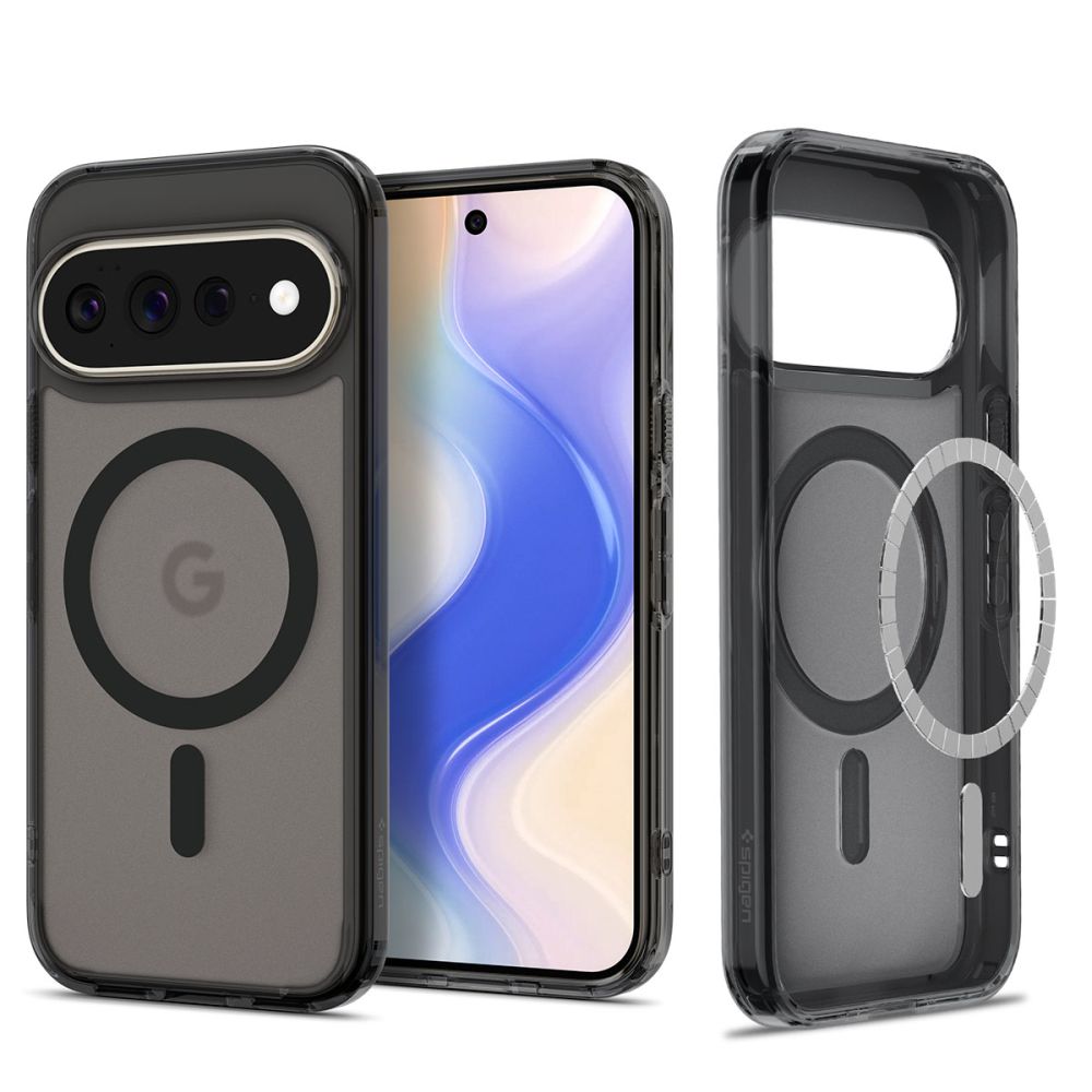 Spigen Ultra Hybrid Mag MagSafe dėklas Google Pixel 11 Pro XL – juodas ir pilkas