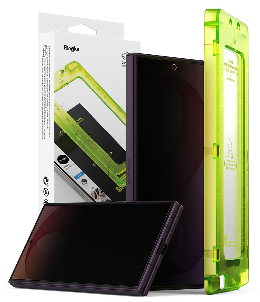 Ringke Easy Slide Privacy 360 2 vnt. privatumo apsauginių stiklų rinkinys, skirtas Samsung Galaxy Z Fold 8 Ultra