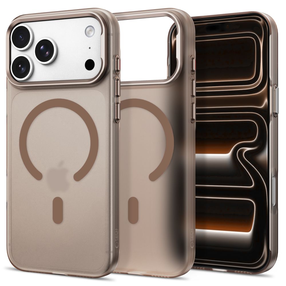 Tech-Protect MagZero MagSafe dėklas iPhone 17 Pro Max / 18 Pro Max – matinis rudas