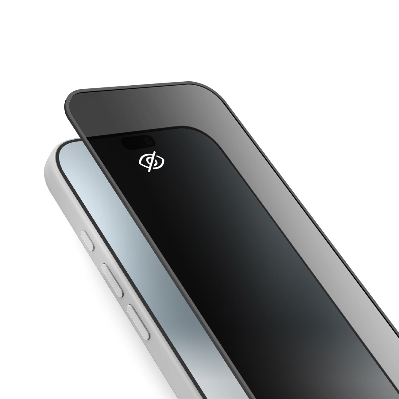 SBS Hide Full Cover privatumo stiklas iPhone 18 Pro, 0.33mm