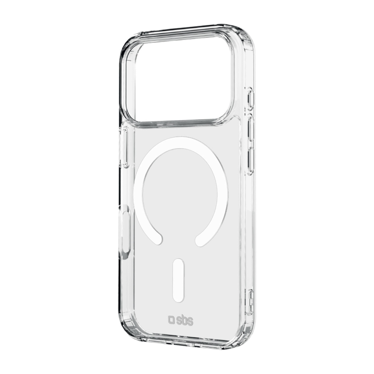 SBS Light Mag dėklas, skirtas iPhone 18 Pro / 17 Pro, suderinamas su MagSafe – skaidrus