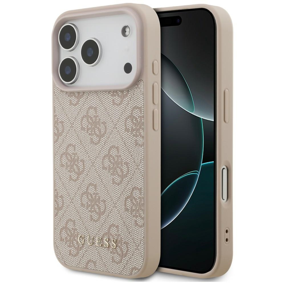 Guess 4G Classic dėklas, skirtas iPhone 17 Pro / 18 Pro – rožinis