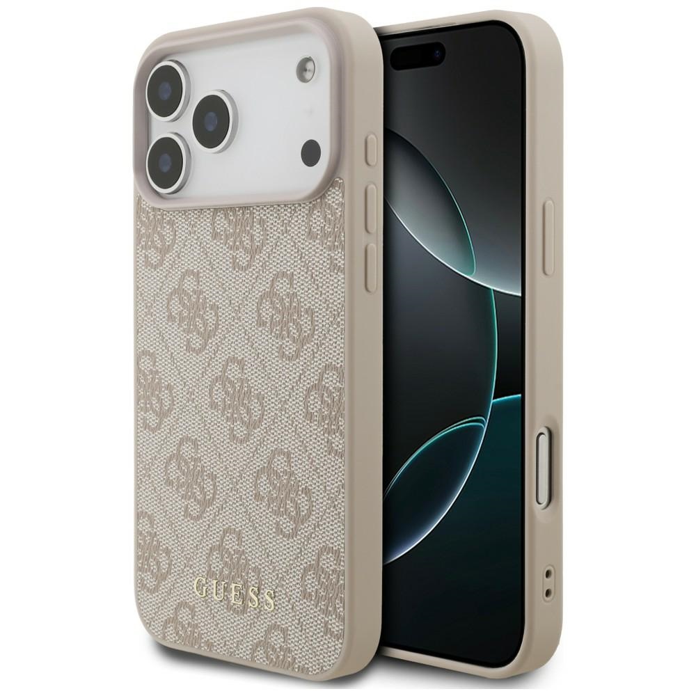 Guess 4G Classic dėklas, skirtas iPhone 17 Pro Max / 18 Pro Max – spalva: rožinė