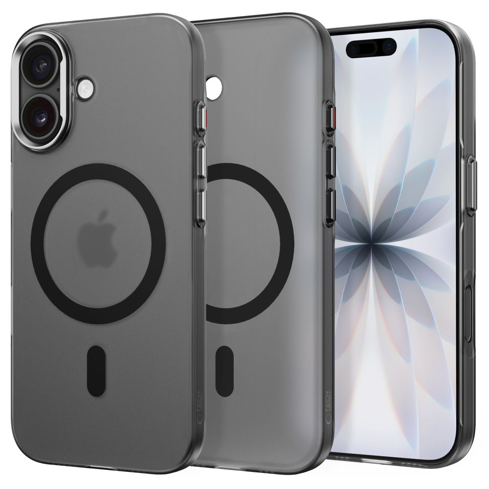 Tech-Protect MagZero MagSafe dėklas, skirtas iPhone 17, matinis juodas