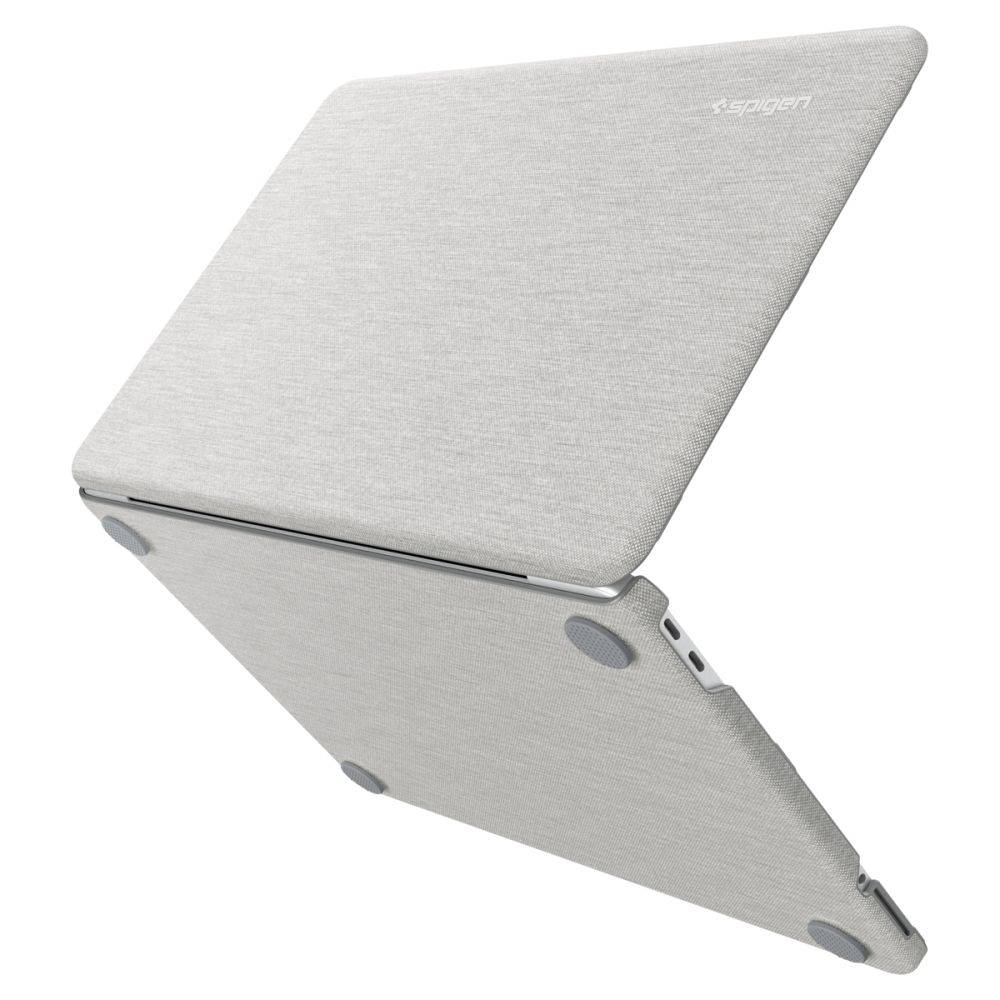 Spigen Urban Fit pilkas dėklas, skirtas 2026 m. MacBook Neo 13 col.