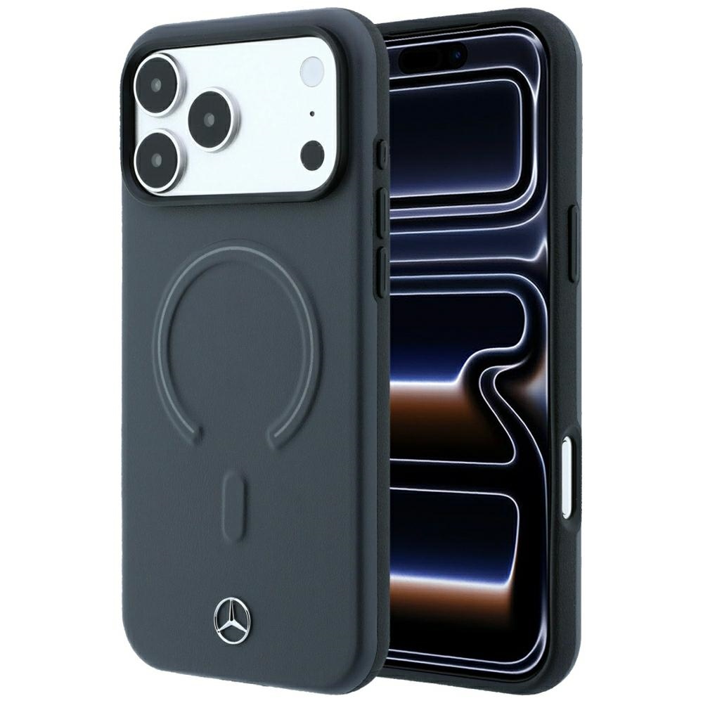 Mercedes 3D MagSafe odinis dėklas, skirtas iPhone 18 Pro Max / 17 Pro Max, antracito spalvos