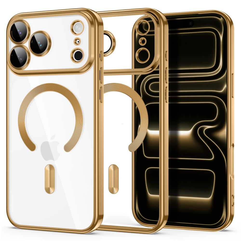 Tech-Protect MagFlex dėklas, skirtas iPhone 18 Pro Max / 17 Pro Max, auksinis