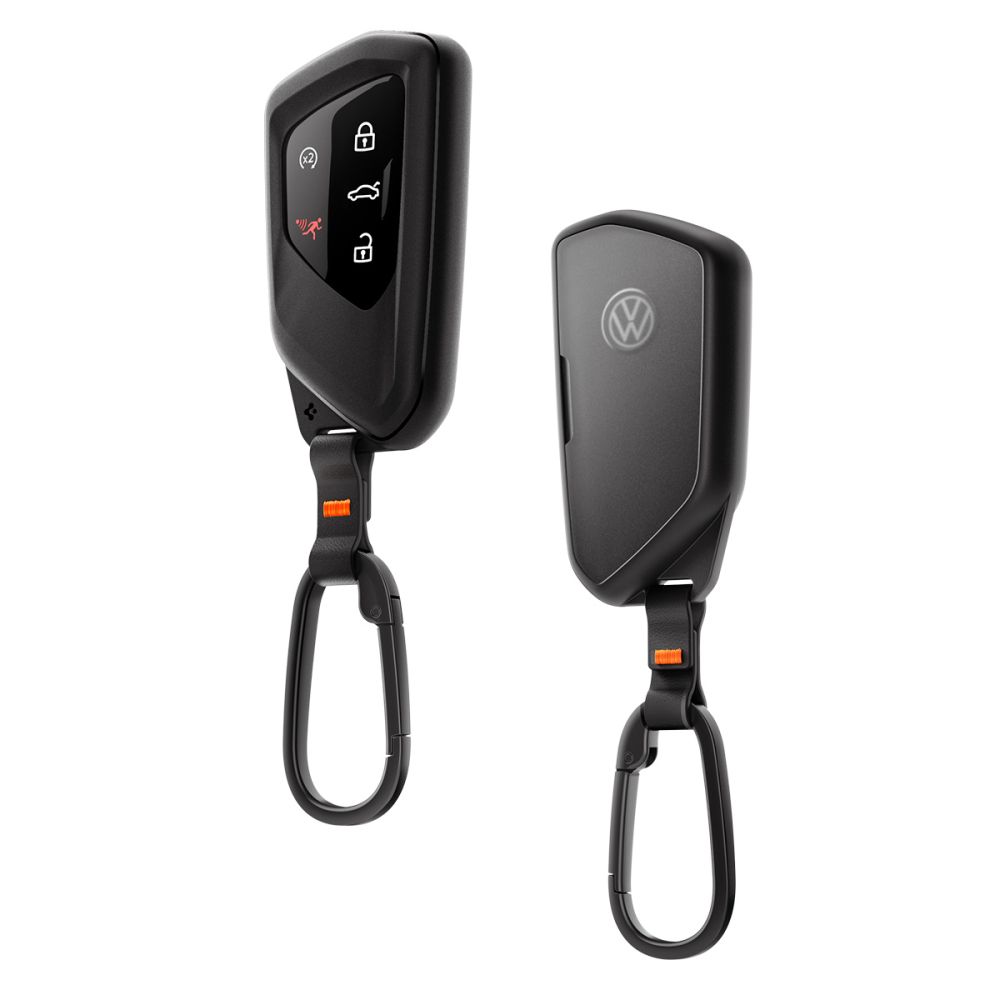 Juodas automobilio rakto pultelio dėklas Spigen VK100