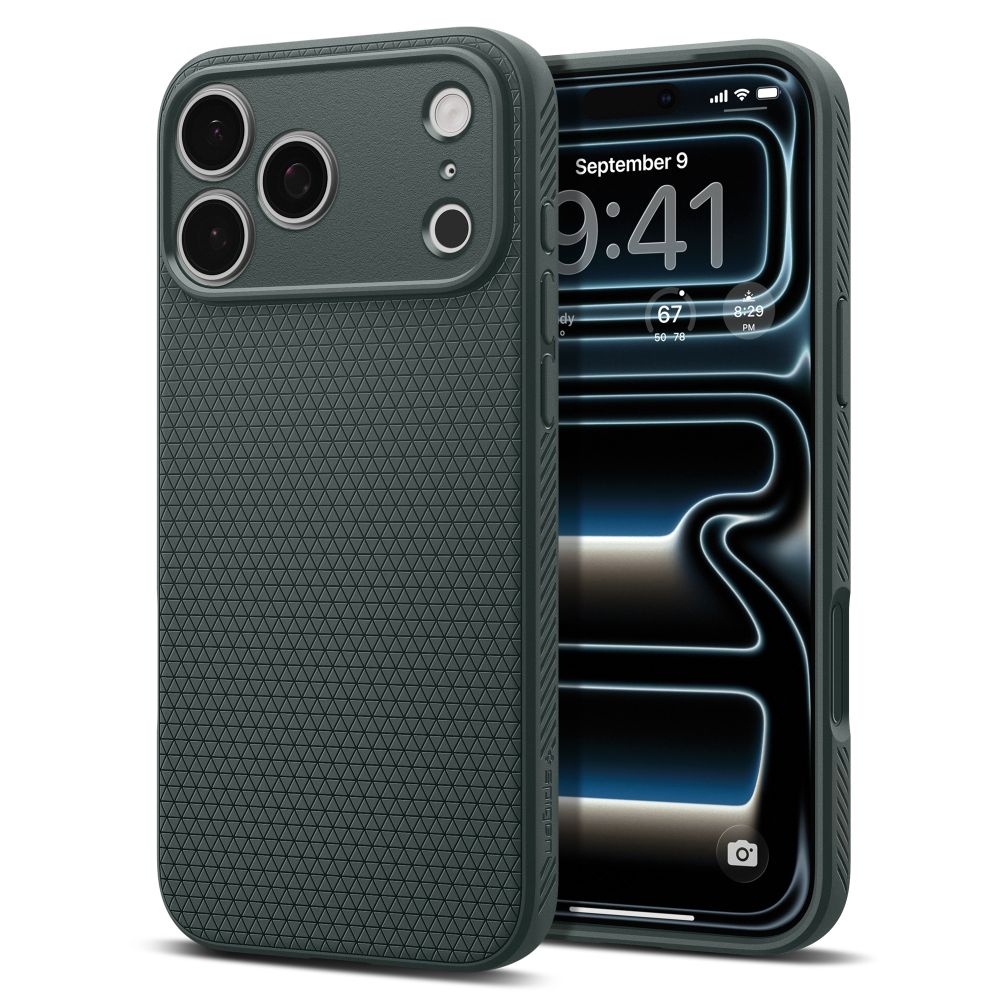 Spigen Athlex Air dėklas iPhone 18 Pro / 17 Pro, žalias