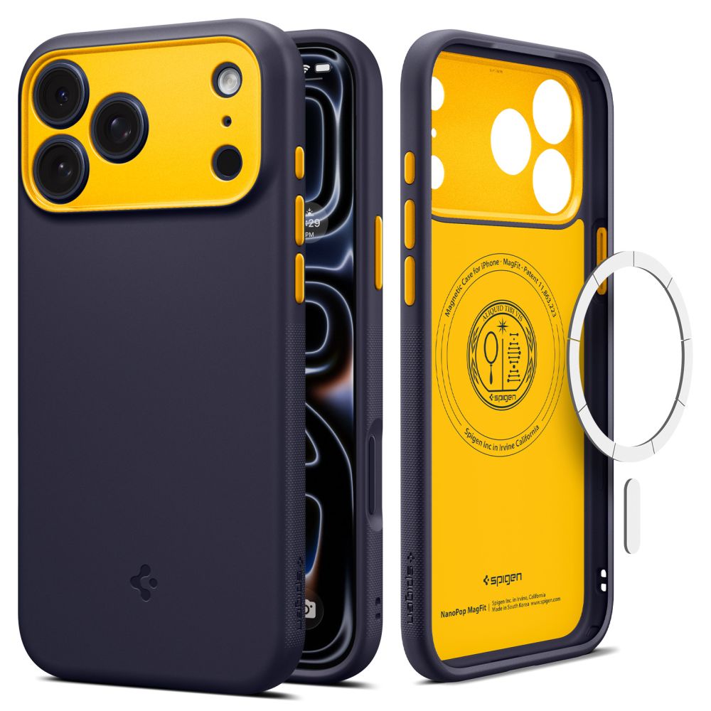 Spigen Nano Pop MagSafe dėklas iPhone 18 Pro Max / 17 Pro Max, mėlynas