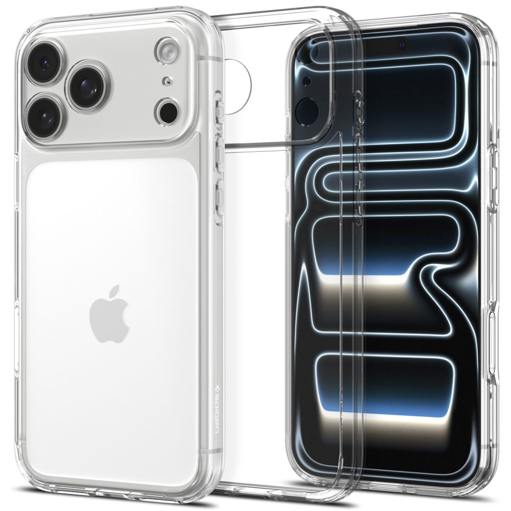 Spigen Ultra Hybrid dėklas iPhone 18 Pro / 17 Pro – skaidrus