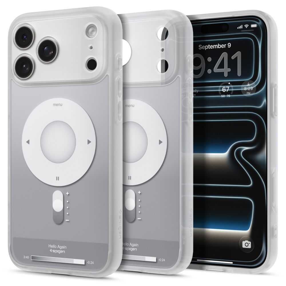 Spigen Ultra Hybrid MagSafe dėklas iPhone 18 Pro Max / 17 Pro Max, sidabrinis