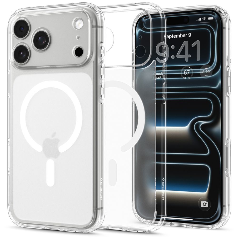 Spigen Ultra Hybrid MagSafe dėklas iPhone 18 Pro Max / 17 Pro Max, matinis baltas