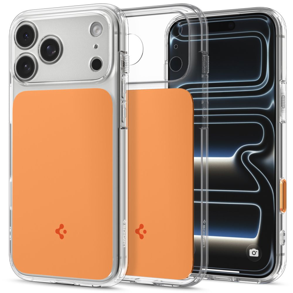 Spigen Ultra Hybrid MagSafe dėklas iPhone 18 Pro / 17 Pro, oranžinis