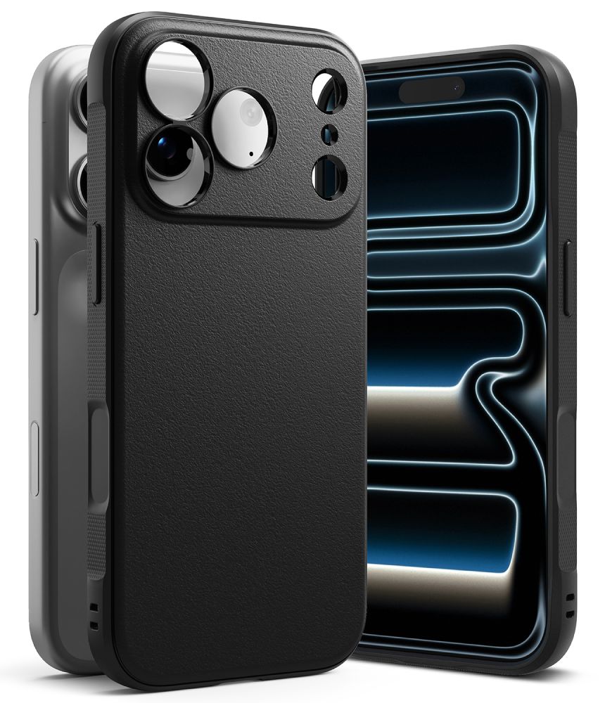Ringke Onyx dėklas, skirtas iPhone 18 Pro / 17 Pro, juodas
