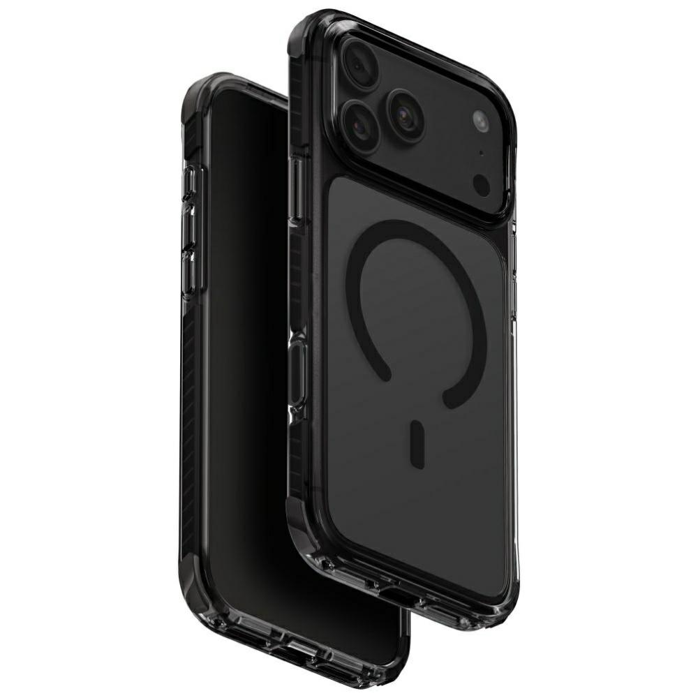 Uniq Combat Magclick Charging dėklas iPhone 18 Pro Max / 17 Pro Max – juodas