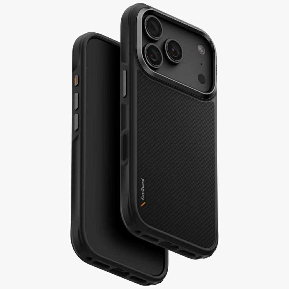 Uniq Keva Magclick Charging dėklas iPhone 18 Pro / 17 Pro – juodas
