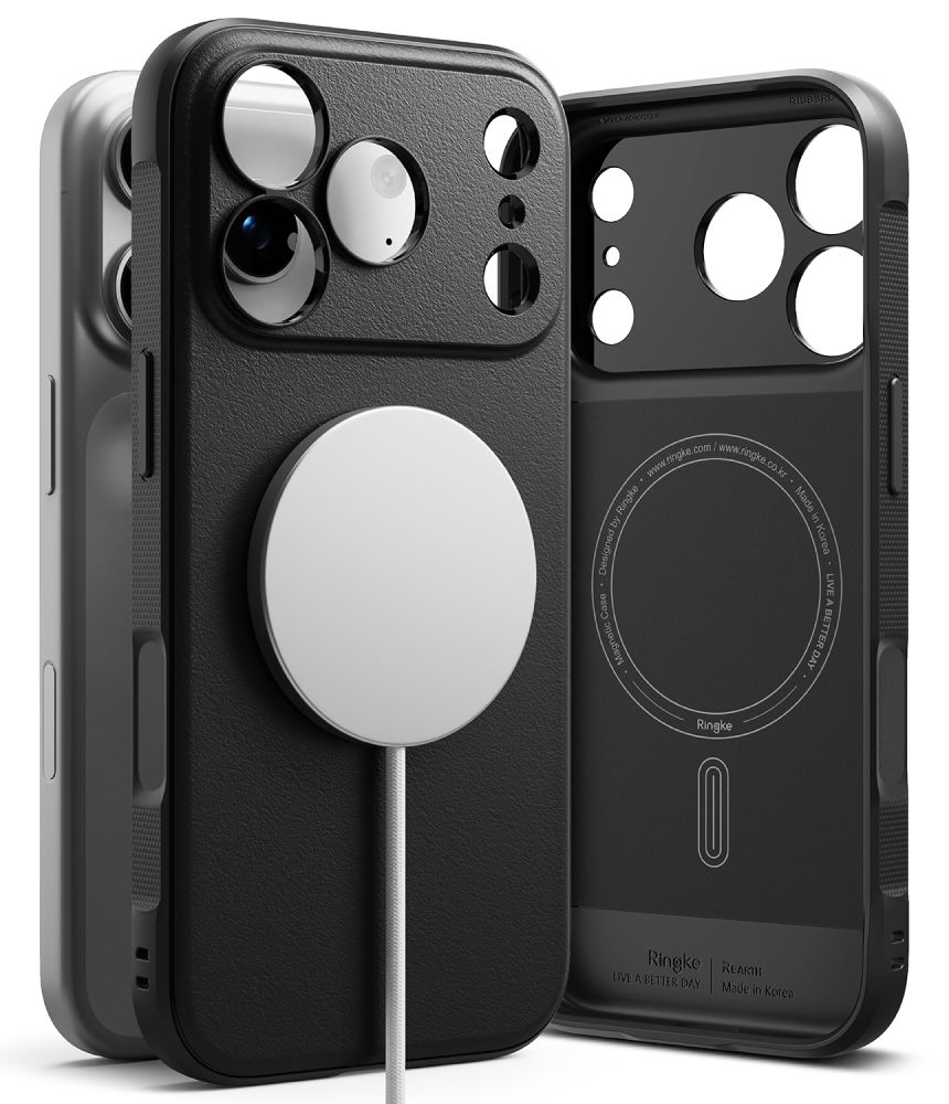 Ringke Onyx MagSafe dėklas iPhone 18 Pro Max / 17 Pro Max, juodas