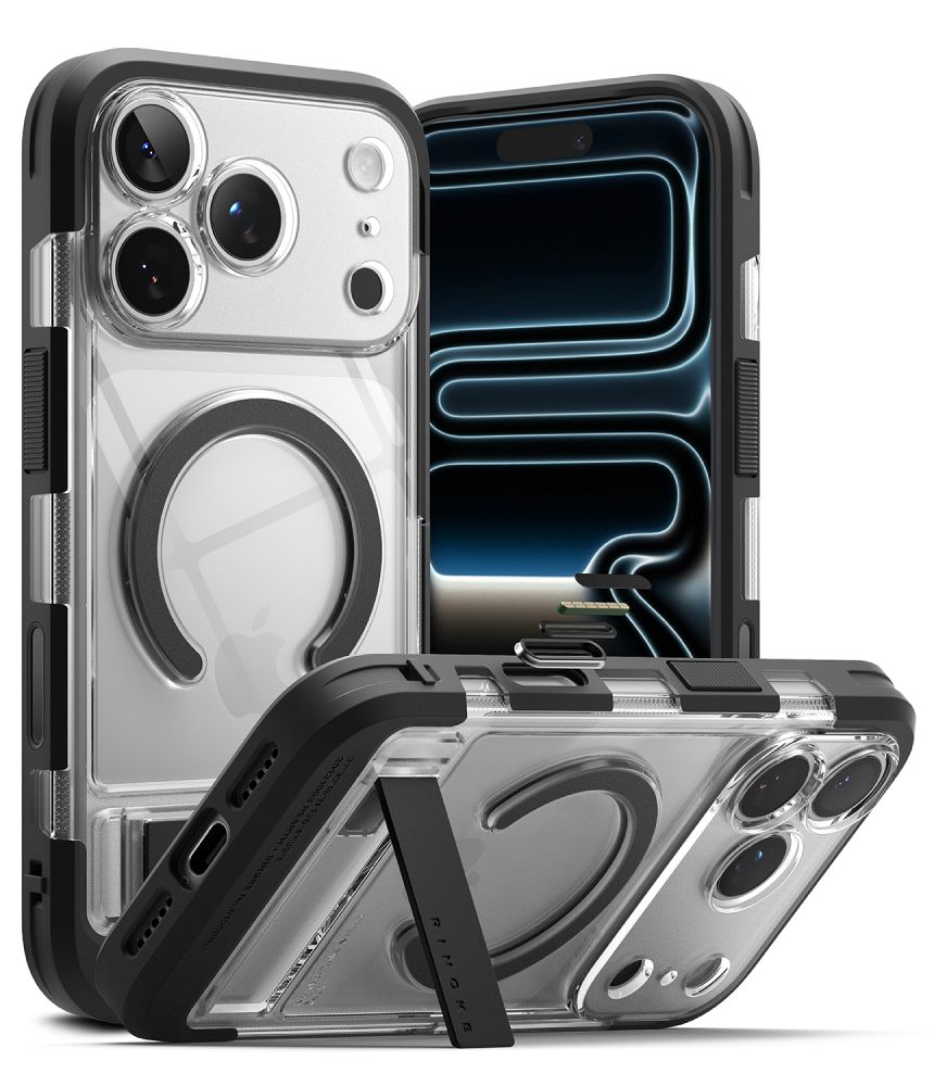 Ringke UX Magnetic dėklas iPhone 18 Pro Max / 17 Pro Max, skaidrus
