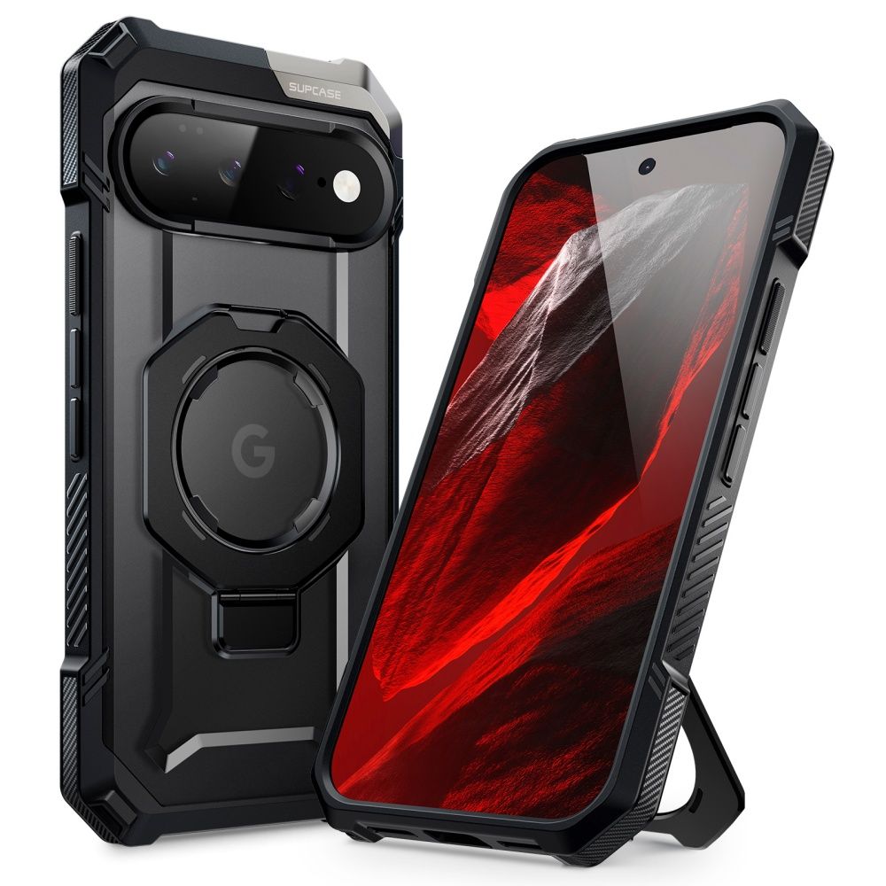 Supcase UB Grip Mag MagSafe dėklas Google Pixel 11 Pro XL – juodas