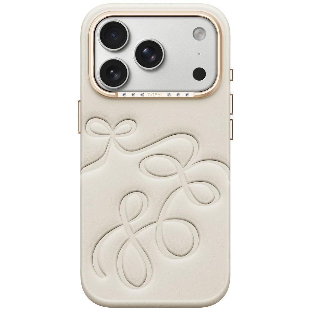Uniq Coehl Cloude Magnetic Charging dėklas iPhone 18 Pro / 17 Pro – smėlinis