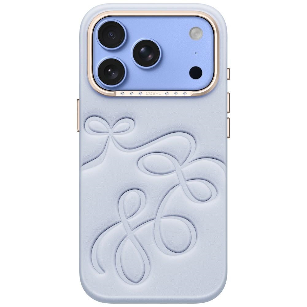 Uniq Coehl Cloude Magnetic Charging dėklas iPhone 18 Pro / 17 Pro – mėlynas