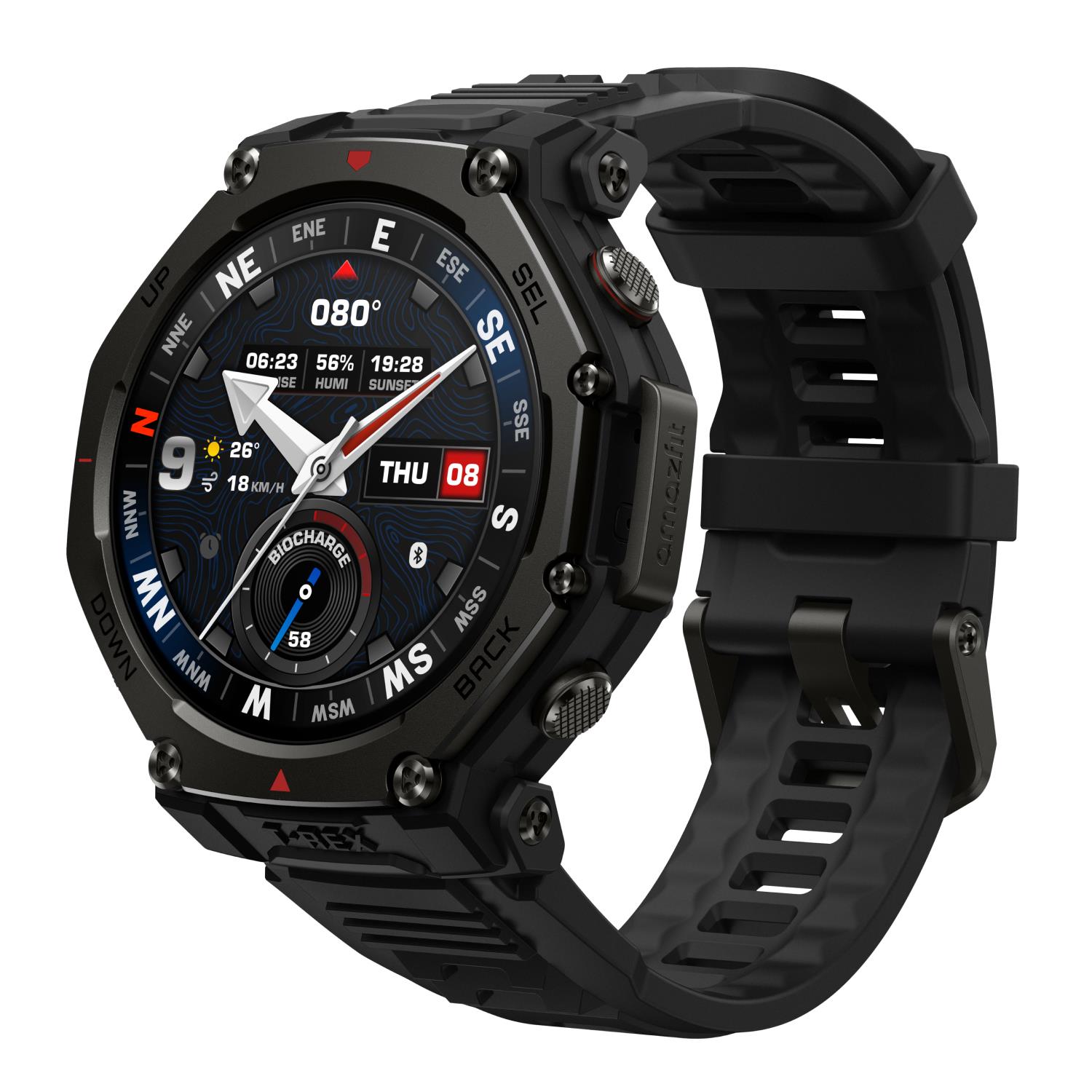 Amazfit T-Rex 3 Pro 44MM W2548GL5N išmanusis laikrodis, juodas