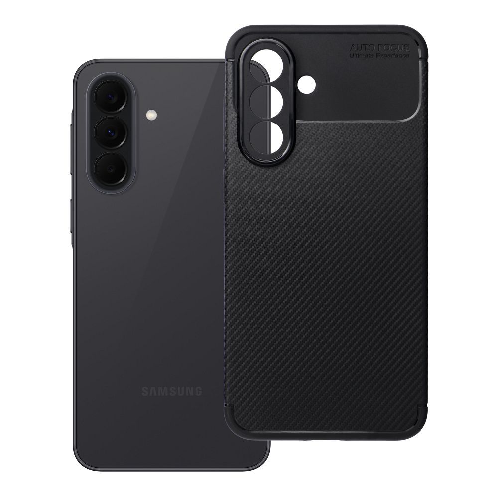 Dėklas "Samsung A37 5G Carbon Premium" juodos spalvos