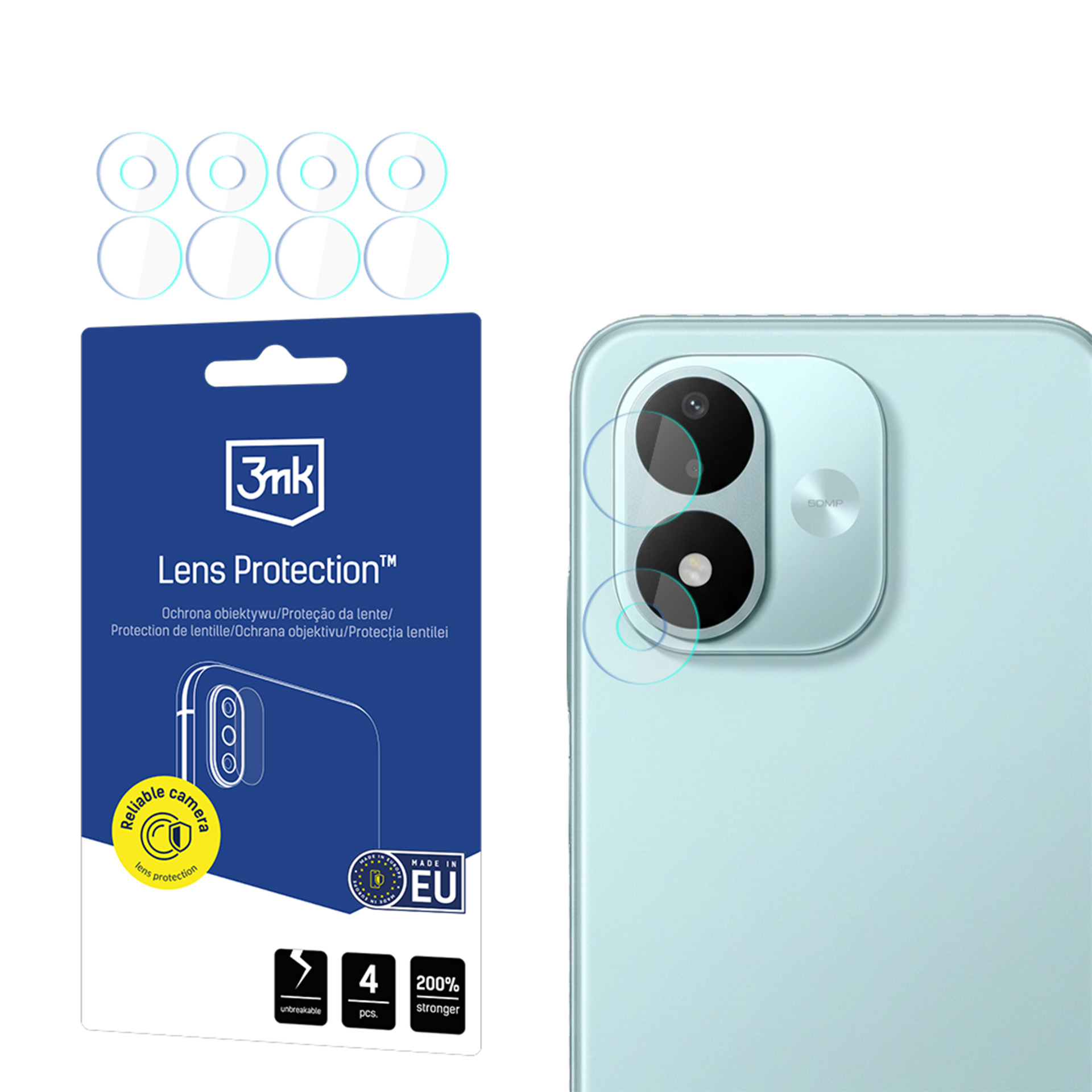 Redmi Note 17 4G/5G - 3mk Lens Protection