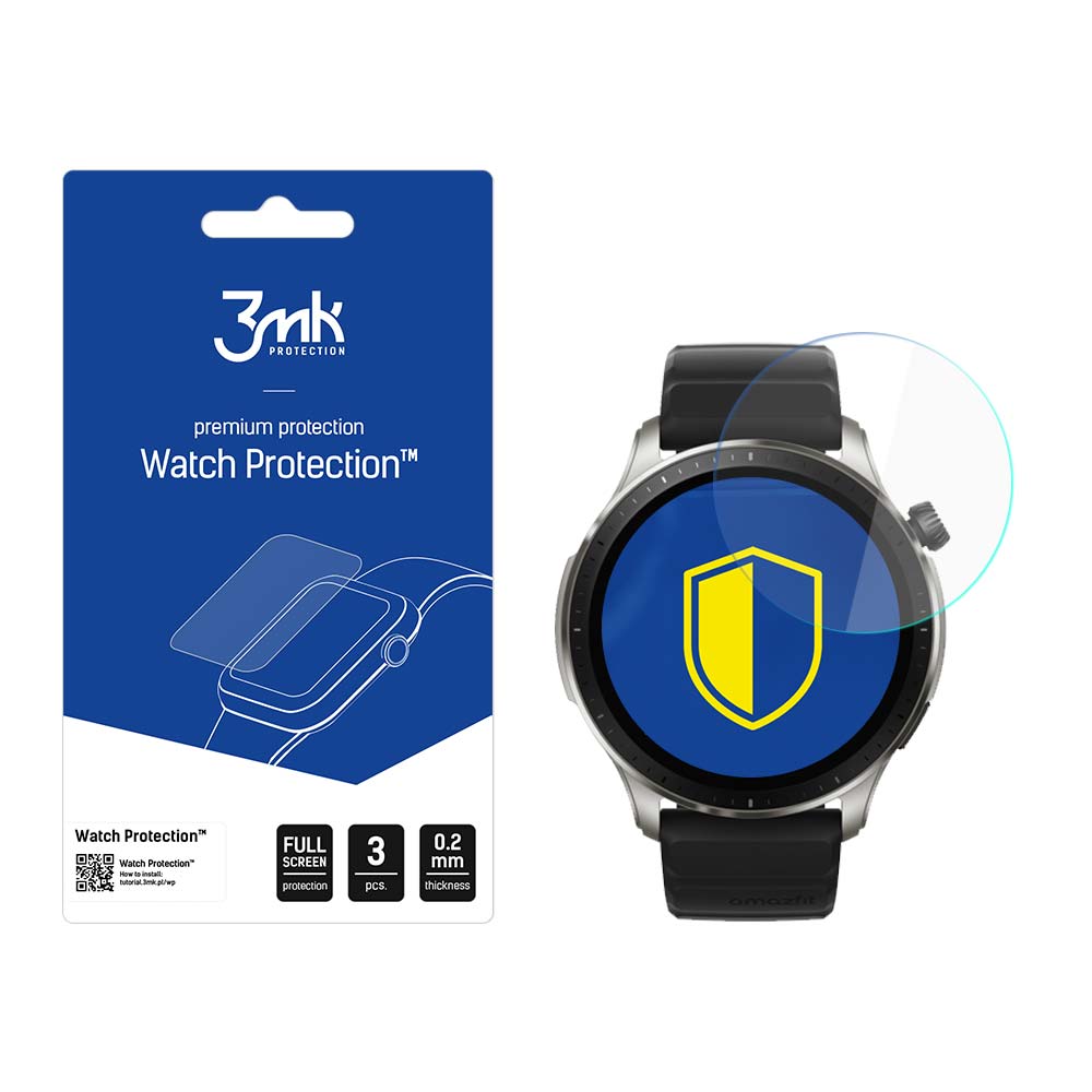 3mk laikrodžio apsauga™ v. FlexibleGlass hibridinis stiklas Amazfit GTR 4 46 mm