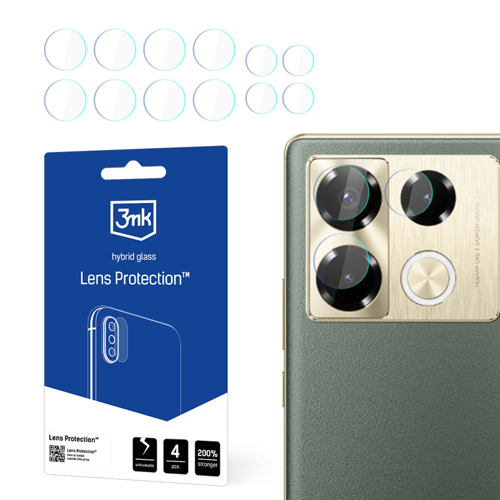 3mk objektyvo apsauga kameros dangtelis Infinix Note 40 Pro