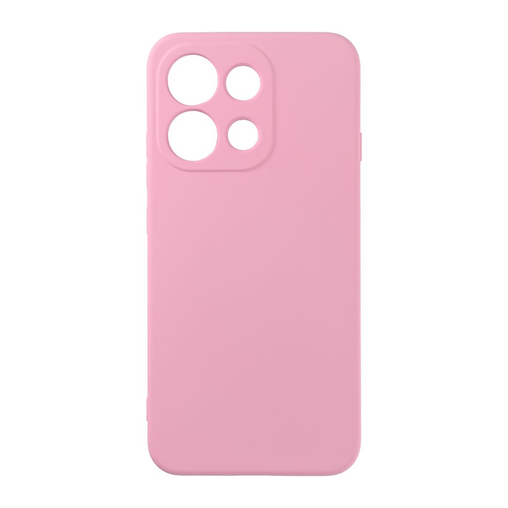 Pudros rožinės spalvos silikoninis dėklas, skirtas „OPPO Reno16 F 5G“ ir „Reno16 FS 5G“