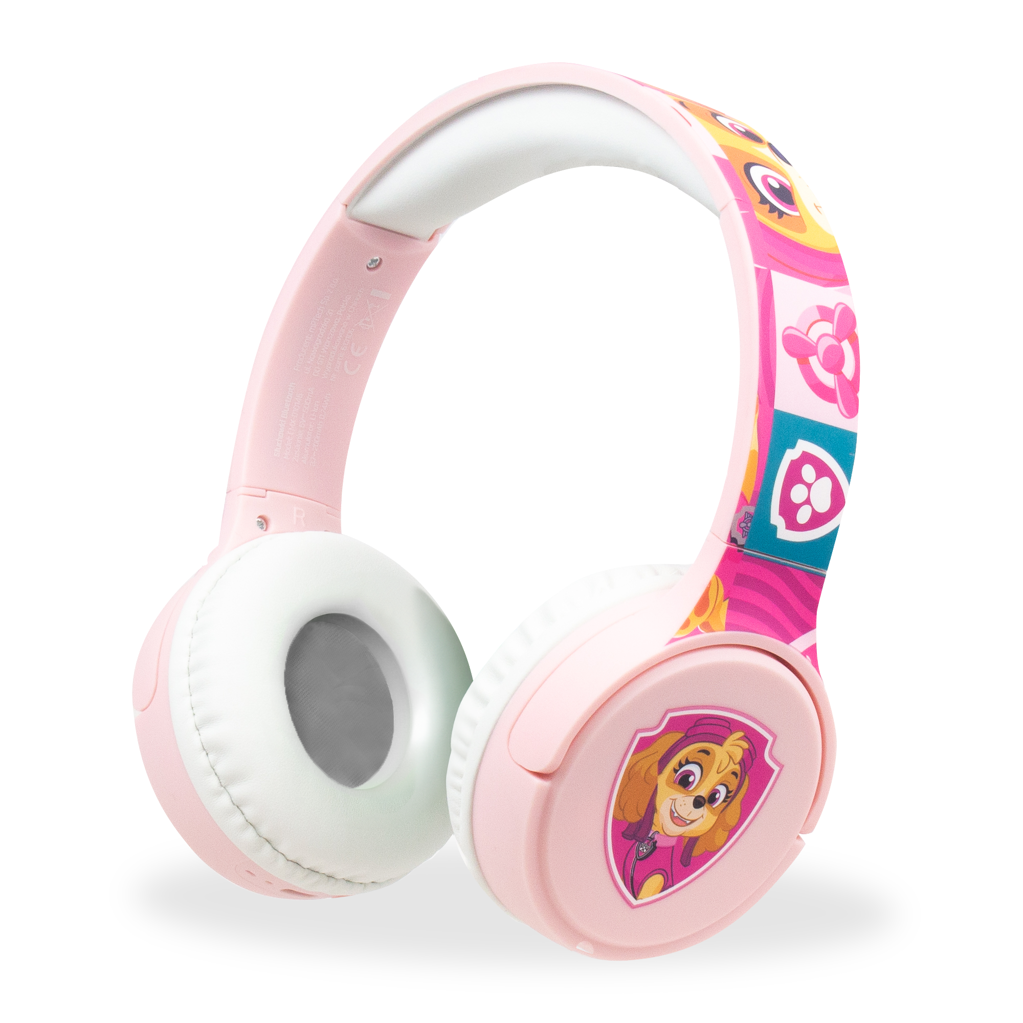 Paw Patrol Bluetooth ausinės, rožinės