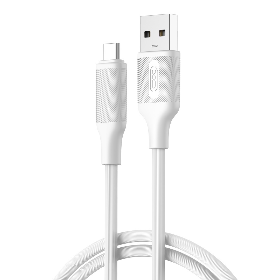Baltas „XO NB265“ USB-A–USB-C laidas, 1 m
