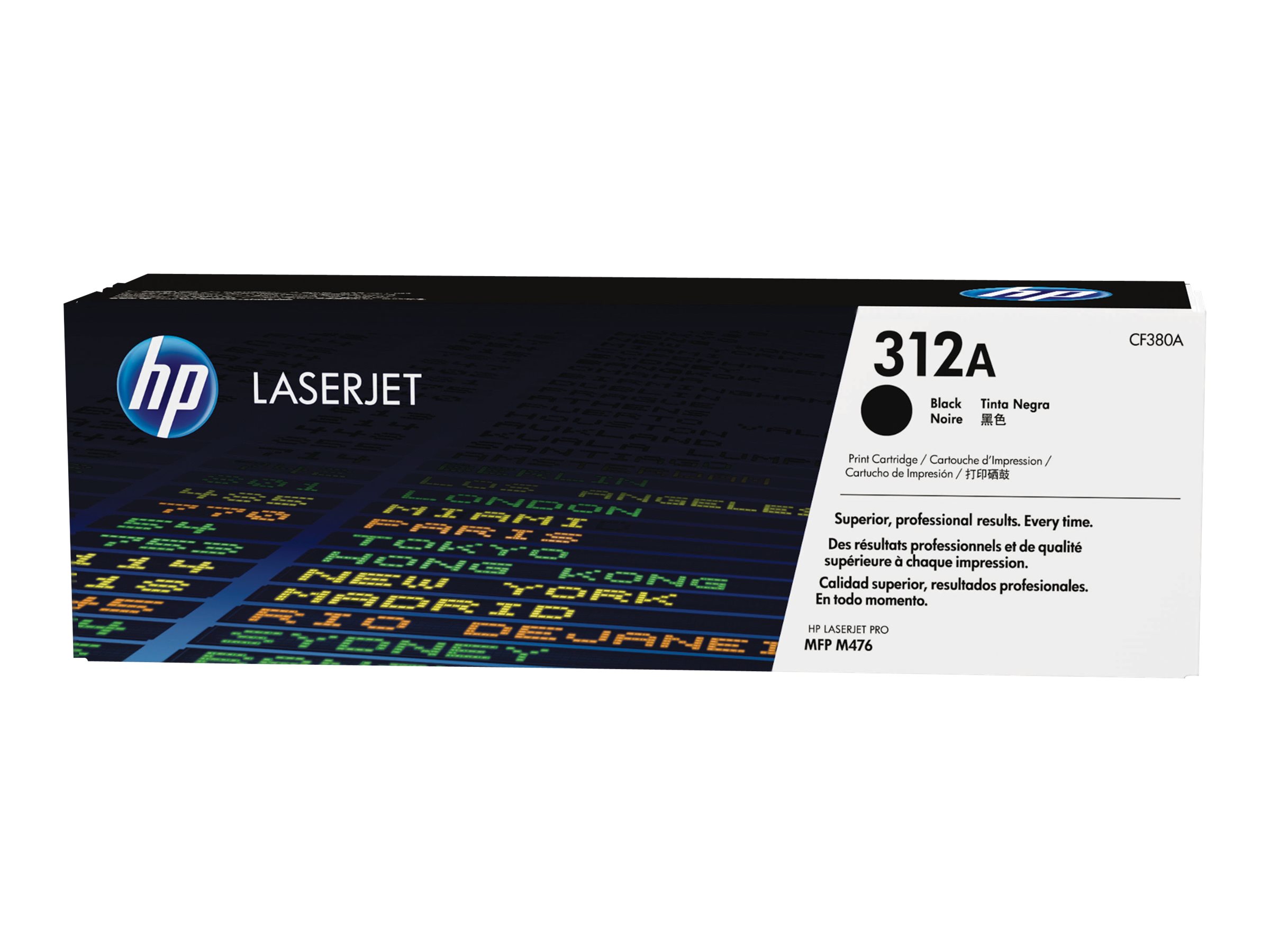 Originali HP 312A LaserJet tonerio kasetė (CF380A), juoda, skirta LaserJet Pro 400 MFP M476, 2,400 puslapių