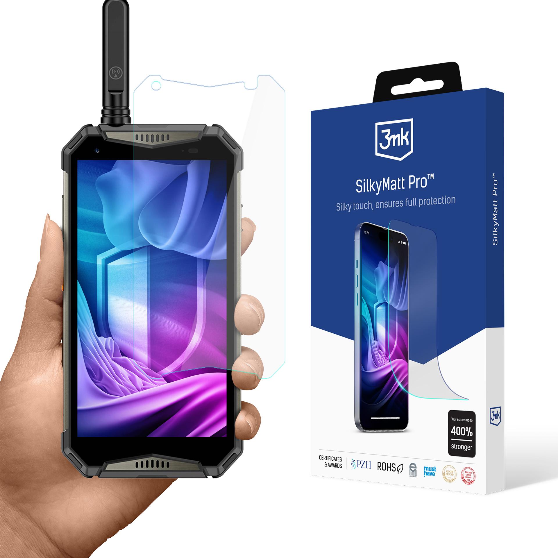 3mk Silky Matt Pro — защита экрана телефона для Ulefone Armor 20WT