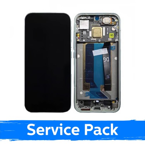 Ekranas skirtas Xiaomi Poco X8 Pro su rėmeliu / Cyan / (Service Pack)