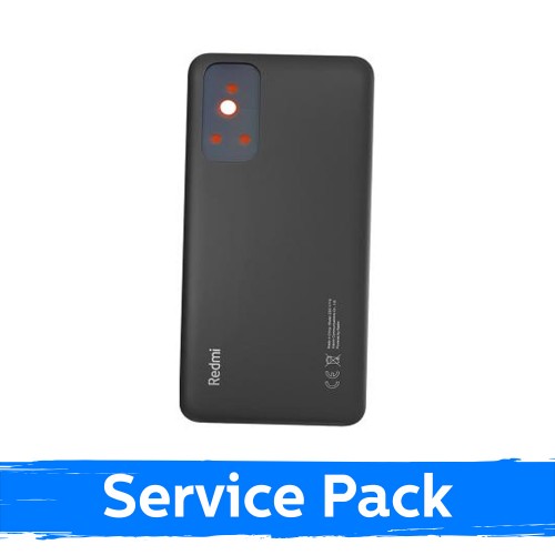 Galinis dangtelis, skirtas Xiaomi Redmi Note 11 / Note 11S, grafito pilkos spalvos (serviso pakuotė)