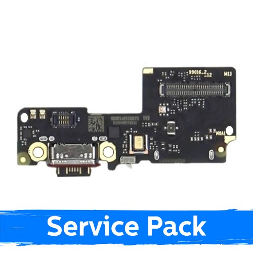 Krovimo lizdas skirtas Xiaomi Poco X7 5G (+SIM reader) su lanksčiąja jungtimi / plata (Service Pack)
