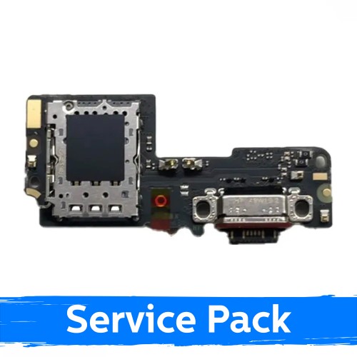 Krovimo lizdas skirtas Xiaomi Redmi Note 14 Pro 5G su lanksčiąja jungtimi / plata (Service Pack)