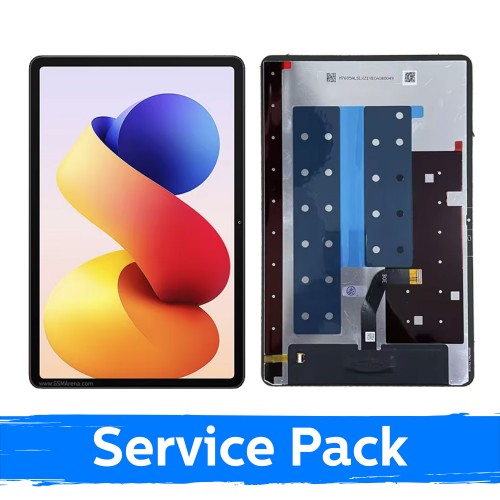 Ekranas skirtas Xiaomi Redmi Pad 2 Pro (12.1'') 2025 juodas su rėmeliu (Service Pack)