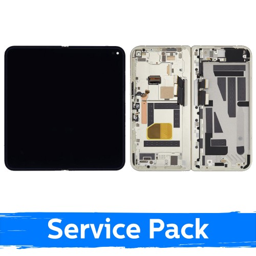 Ekranas skirtas Google Pixel 10 Pro Fold (INNER) su rėmeliu / Jade / (Service Pack)
