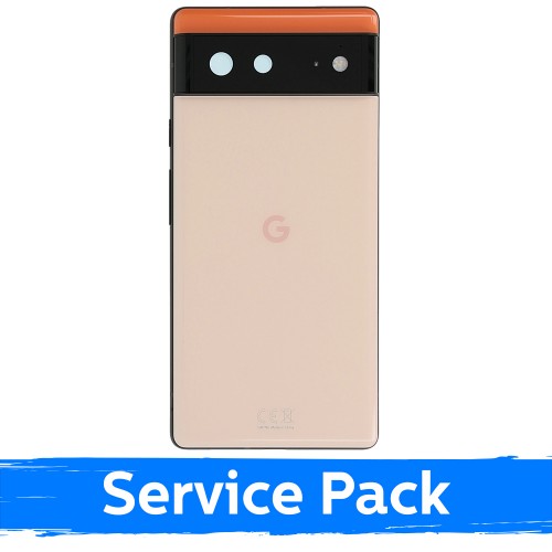 Galinis dangtelis skirtas Google Pixel 6 / Kinda Coral / (Service Pack)