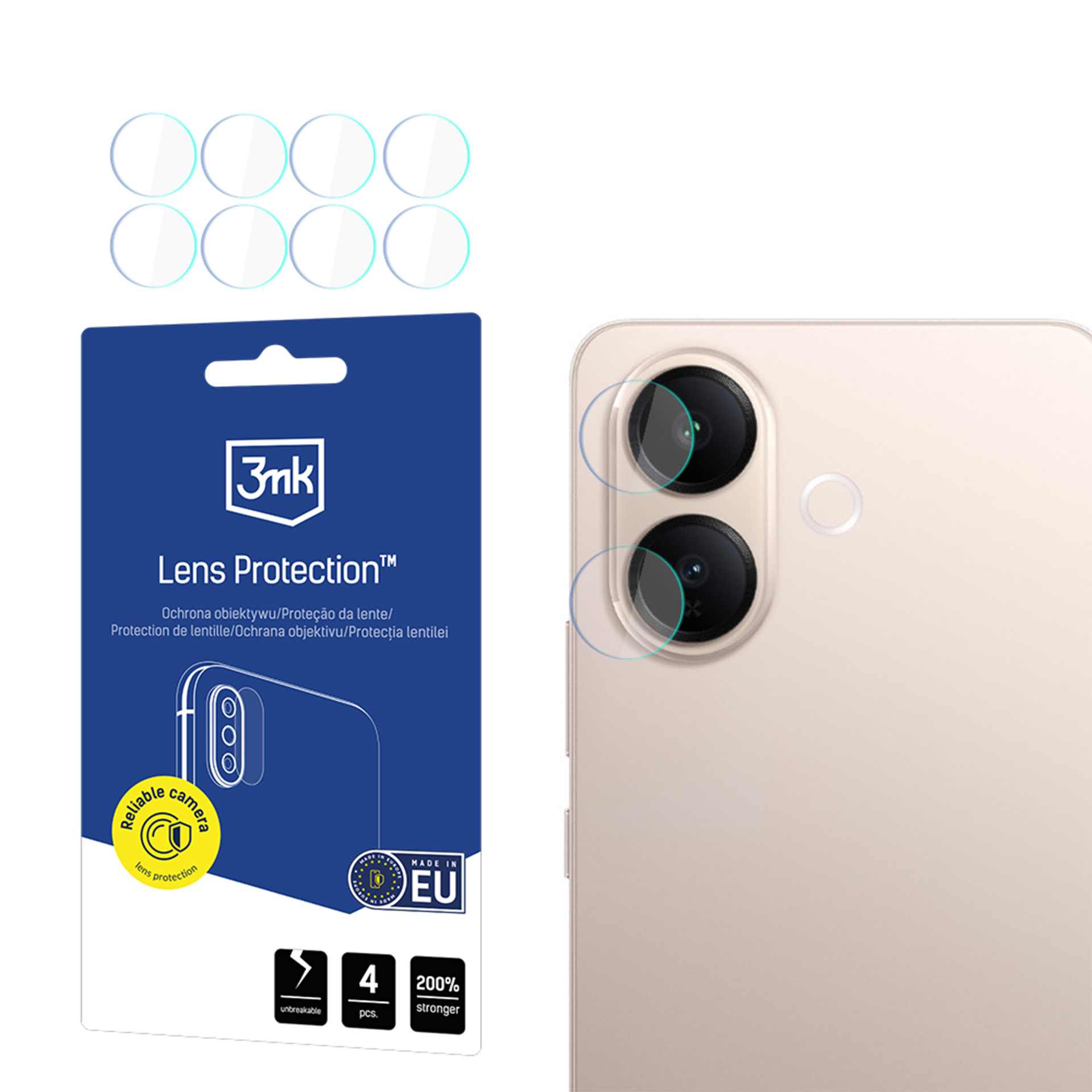 Vivo V70 Lite - 3mk Lens Protection