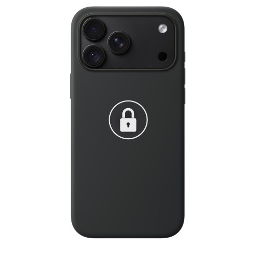 "Silicone Case v2" skirtas iPhone 18 Pro Max / Black / su įpakavimu