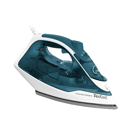 TEFAL FV2839E0 Steam Iron 2400 W Water tank capacity 270 ml Continuous steam 40 g/min Steam boost performance 185 g/min Blue/White